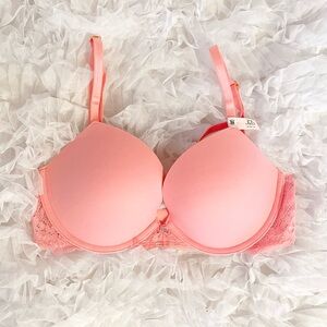 𝜗𝜚victoria’s secret smooth & lace push up bra𝜗𝜚